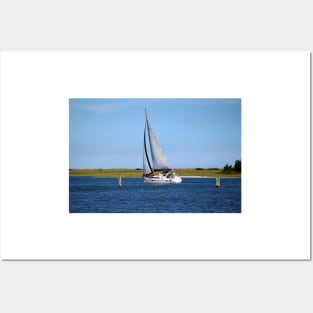 Sailing At Masonboro Island Posters and Art